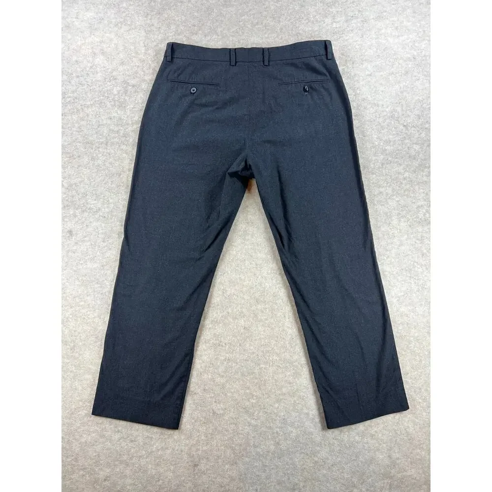 J. Crew Factory Men's Bedford Charcoal Gray Chino Pants Size 34x30 (27)